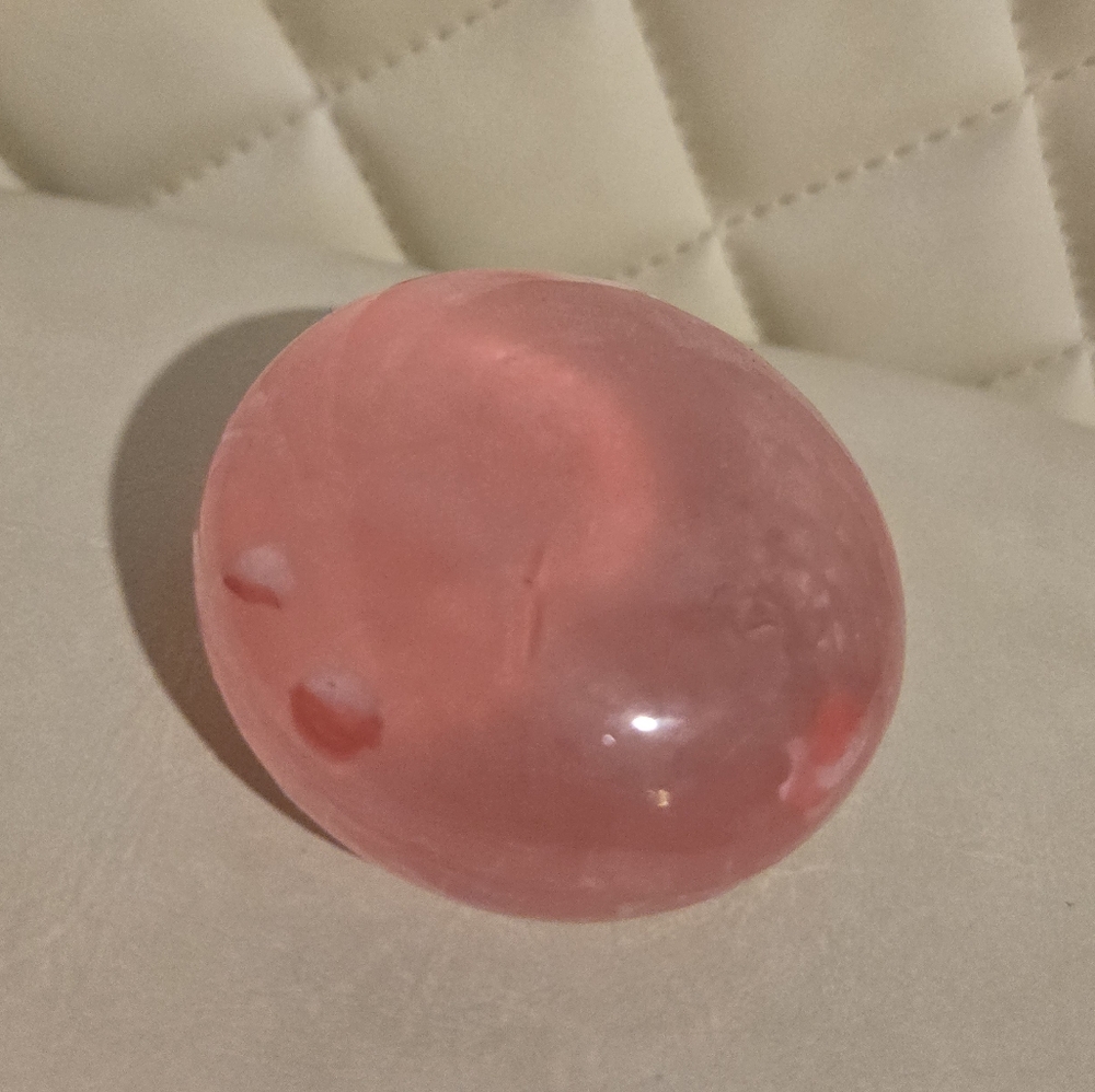 Japanese Cherry Blossom 🌸 Pink Gel Soap Round